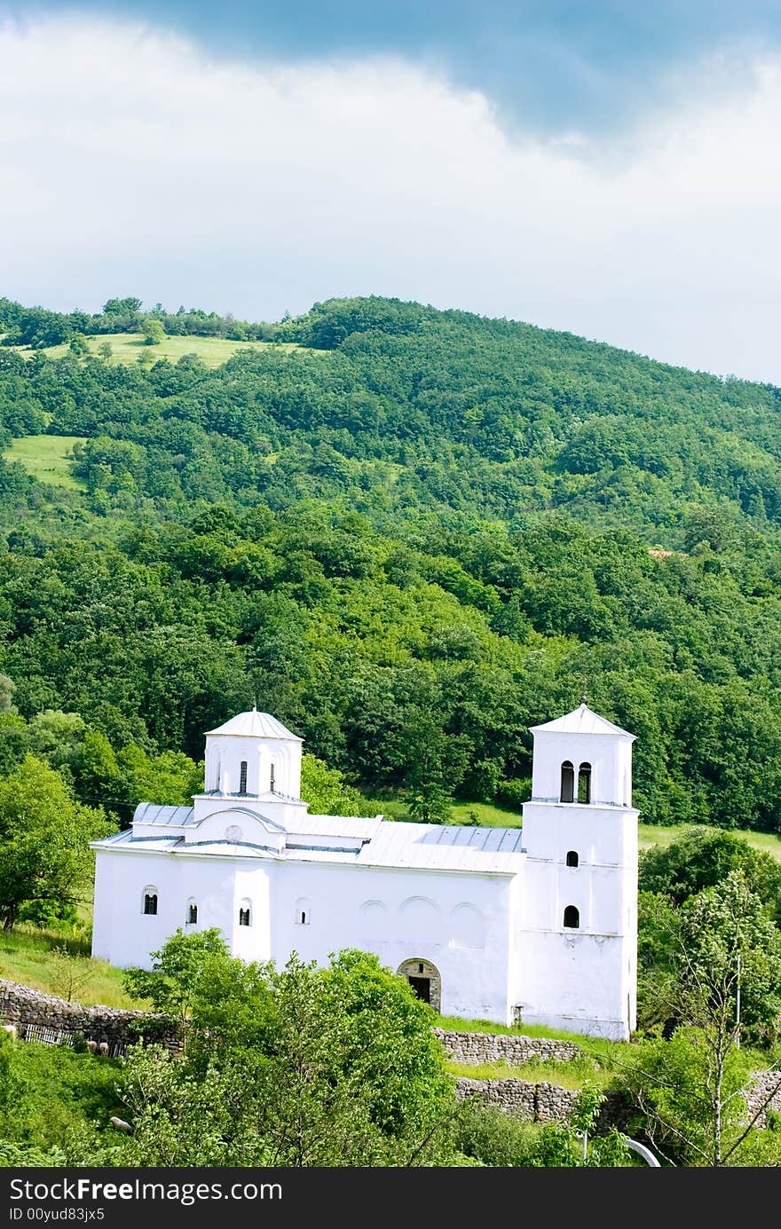 Monastery from middle age from Serbia