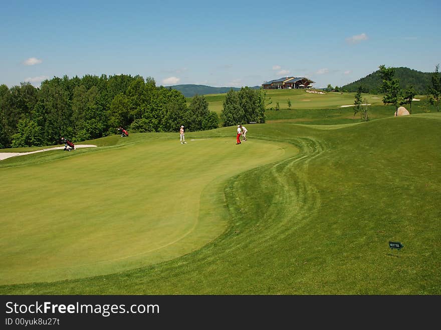 Golf course in The Czech Republic