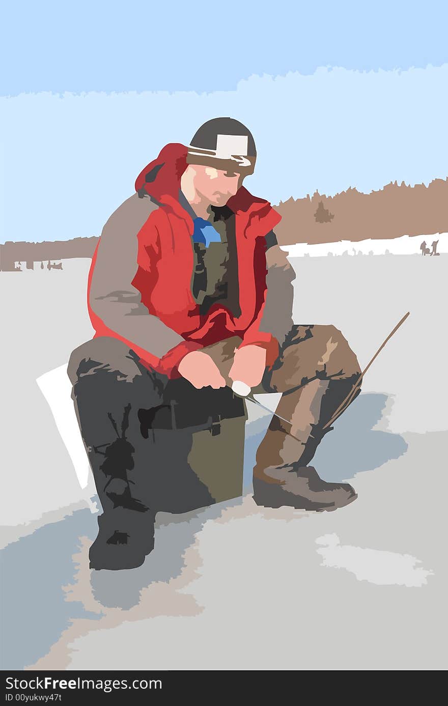 Fishing man