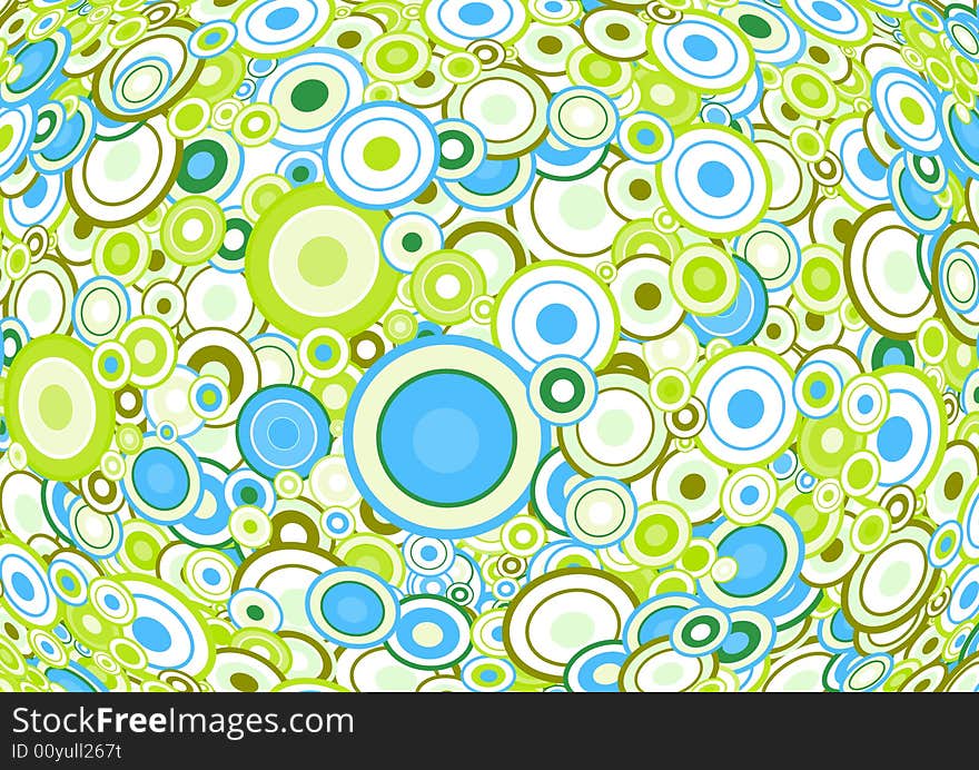 Retro colorful pattern. Vector