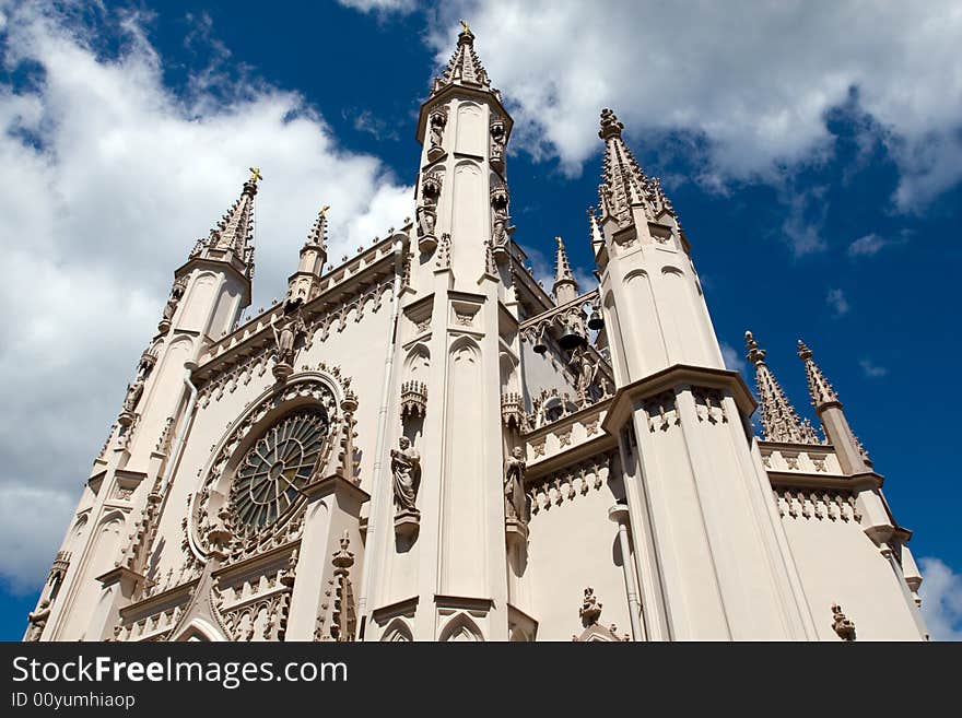 Gothic Chapel In Peterhof