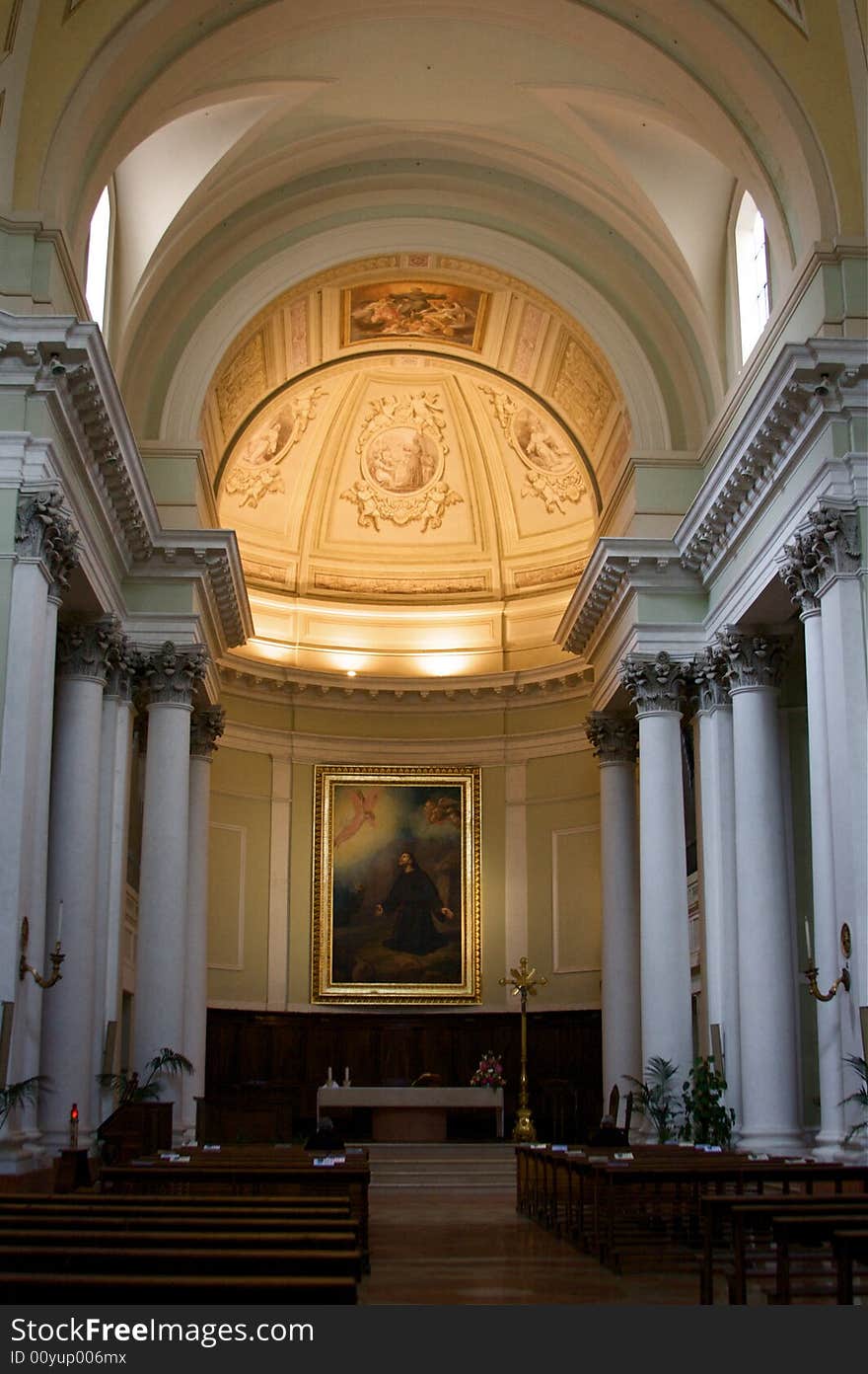 Church interior, umbria