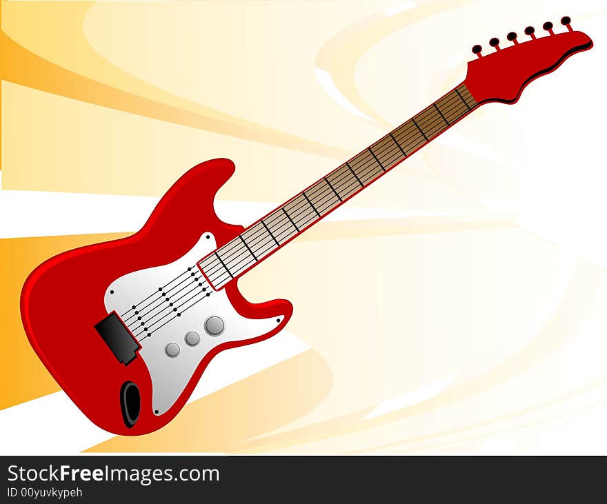 Guitar on gradient background abstract backgrouds. Guitar on gradient background abstract backgrouds