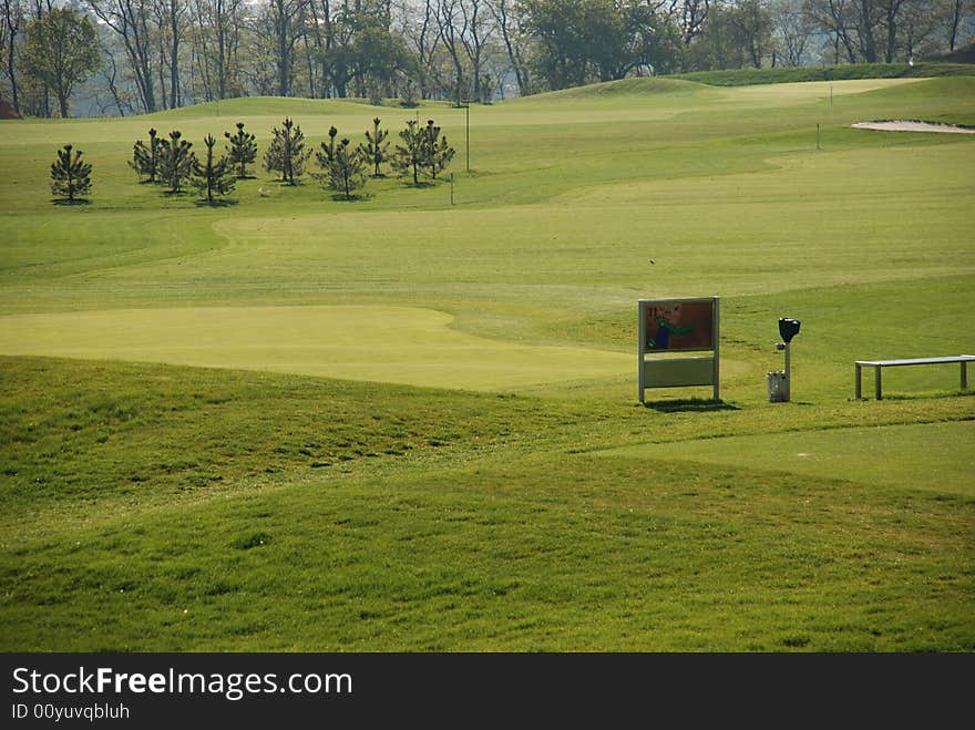 Golf course in The Czech Republic