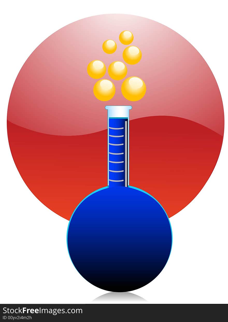 Flask of chemical