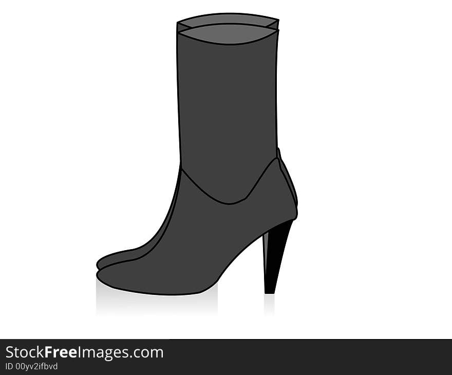 High Heel Boot