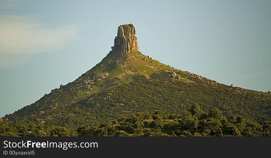 Mount Ruinas In Sardinia