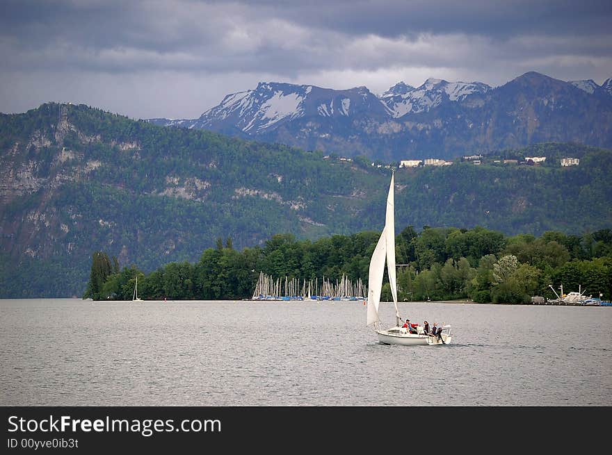 Lake of luzern, Switzerland