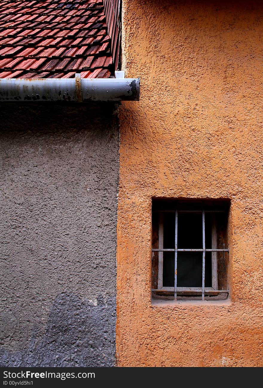 Window on a classical central European house