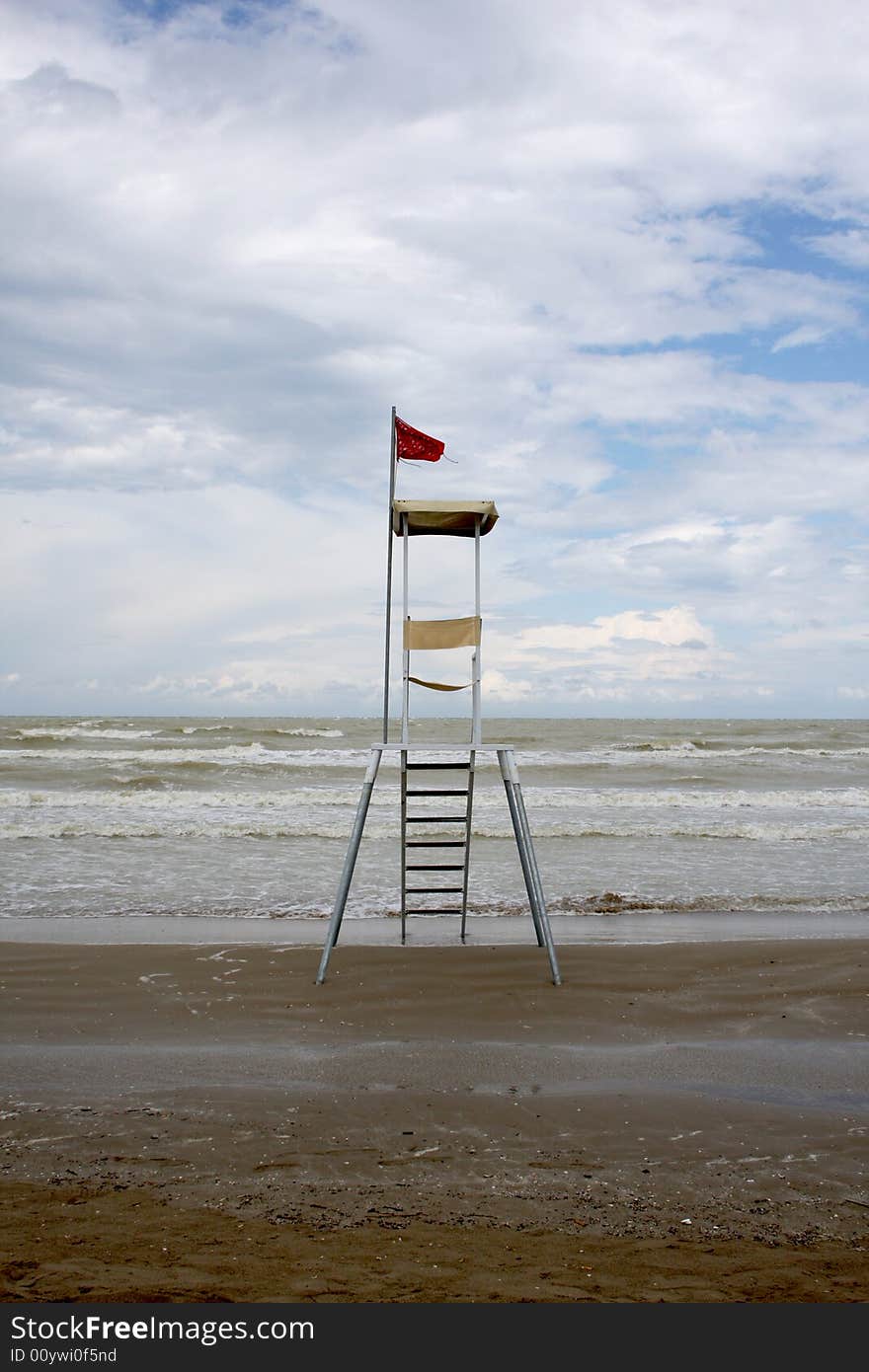 Lifeguard station, Italy