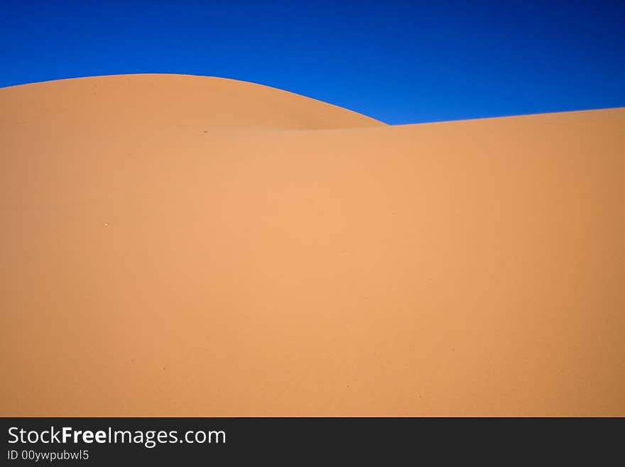 A close up of the sand dunes at Coral Pink Sand Dunes State Park, Utah. A close up of the sand dunes at Coral Pink Sand Dunes State Park, Utah.