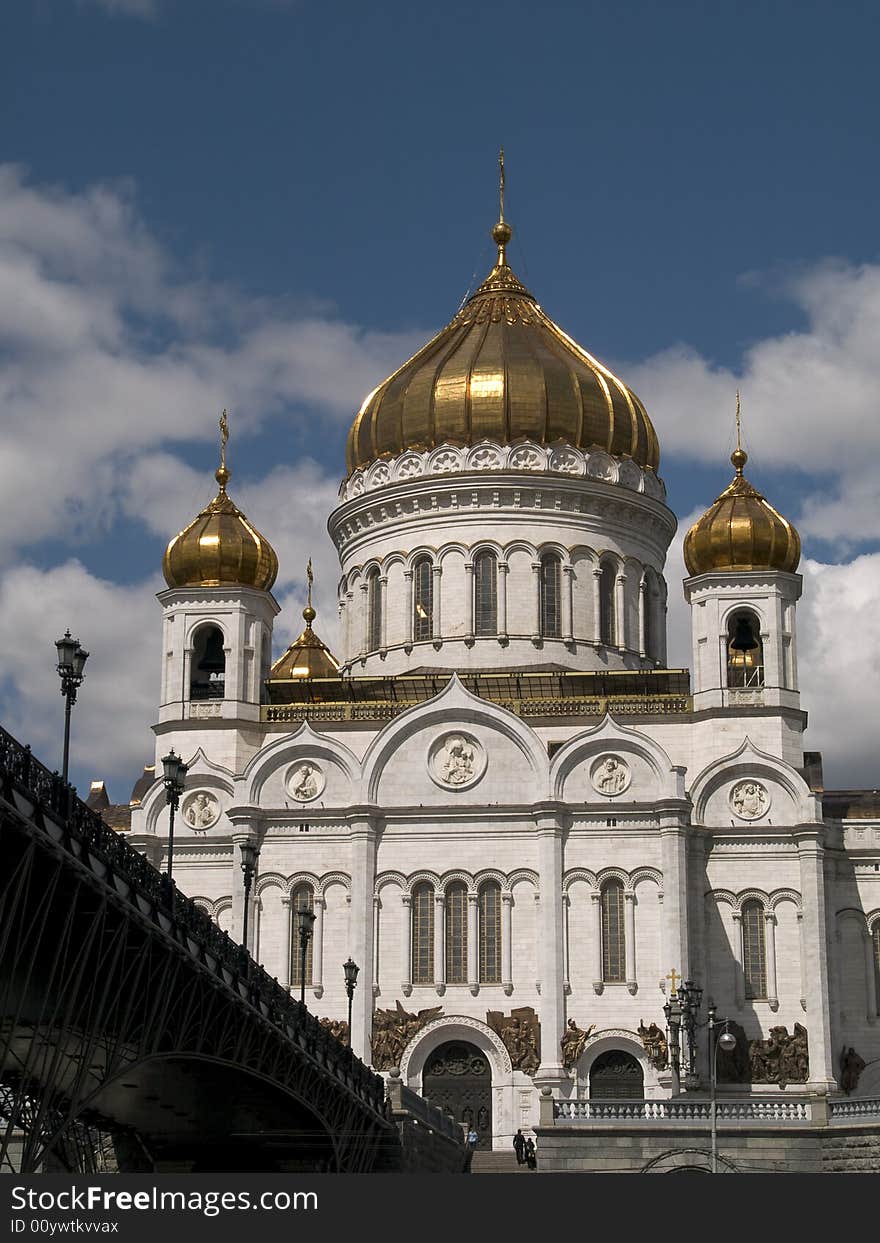 Christ the Savior Cathedral - the main cathedral of the Russian Orthodox Church in Moscow. Christ the Savior Cathedral - the main cathedral of the Russian Orthodox Church in Moscow