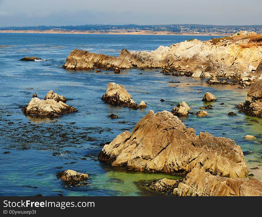 Monterey coast line