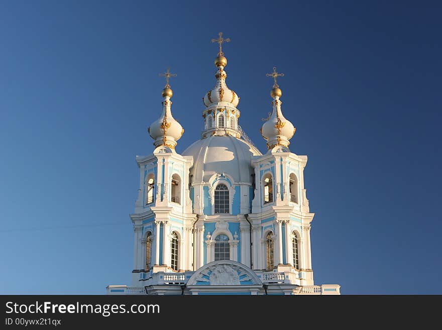 Domes on cathedral