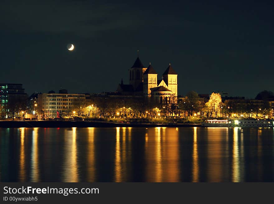 Church at night