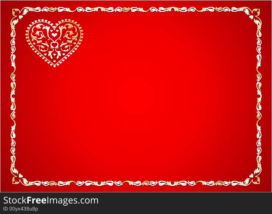 The valentine's day vector background