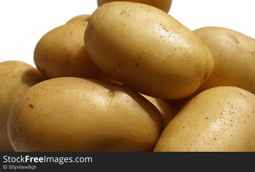 Potato isolated on white background. Potato isolated on white background