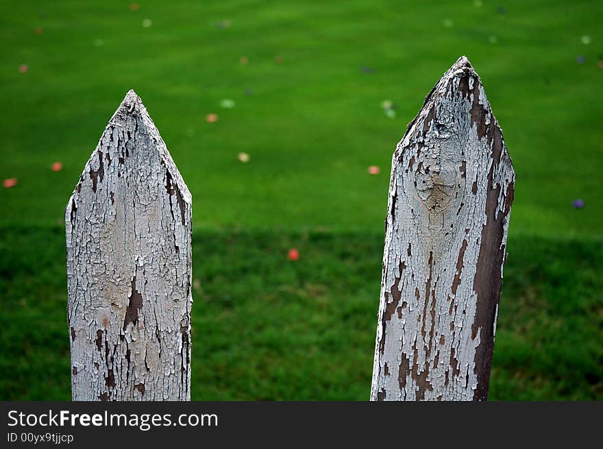 Wood fence close-up view in Sichuan,west of China