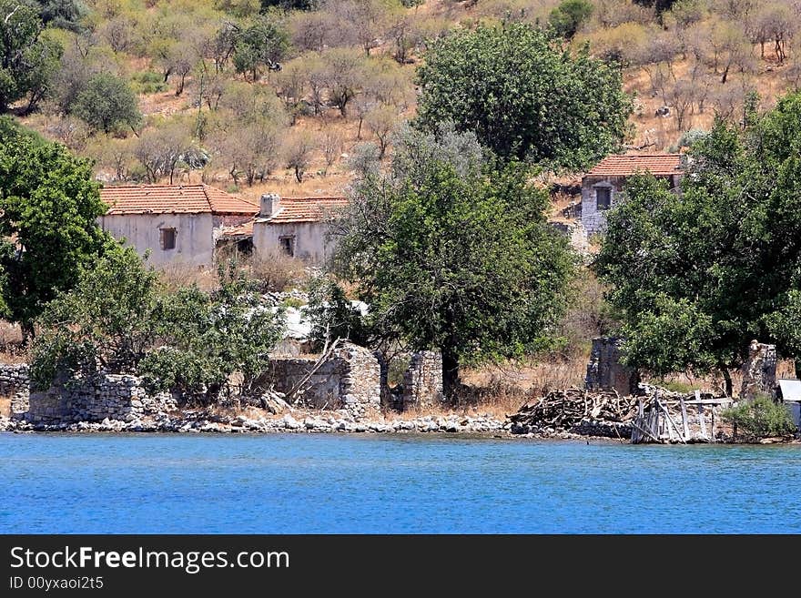 Turkey, Fethiye resort, old ruins