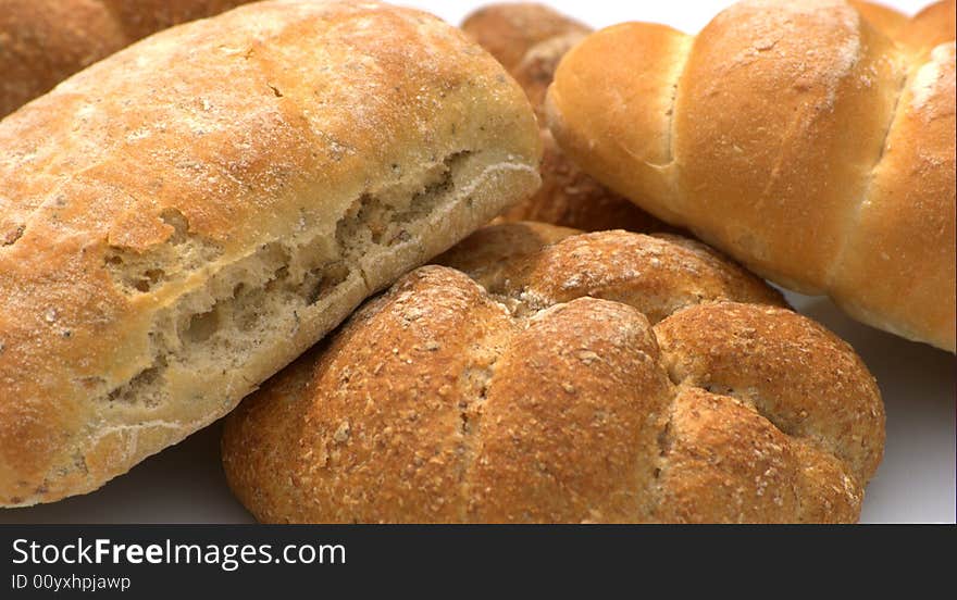 Assorted bread rolls