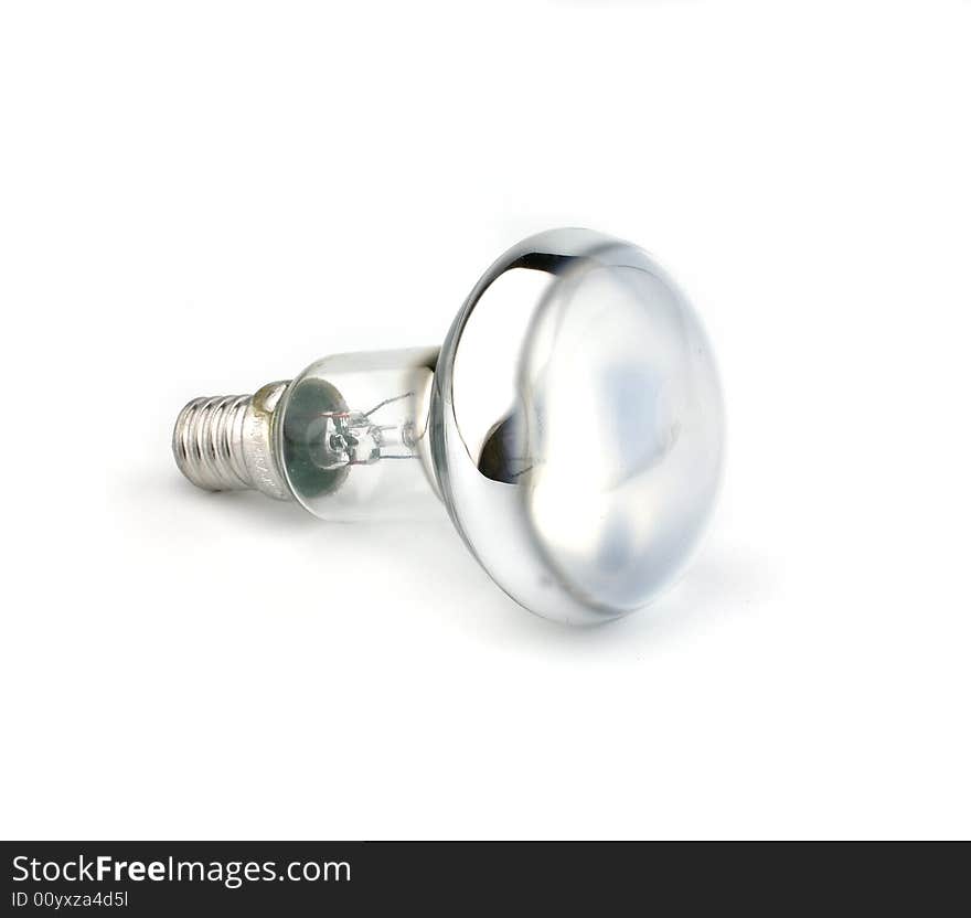 Light bulb isolated on white