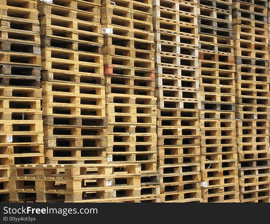 Wooden pallets