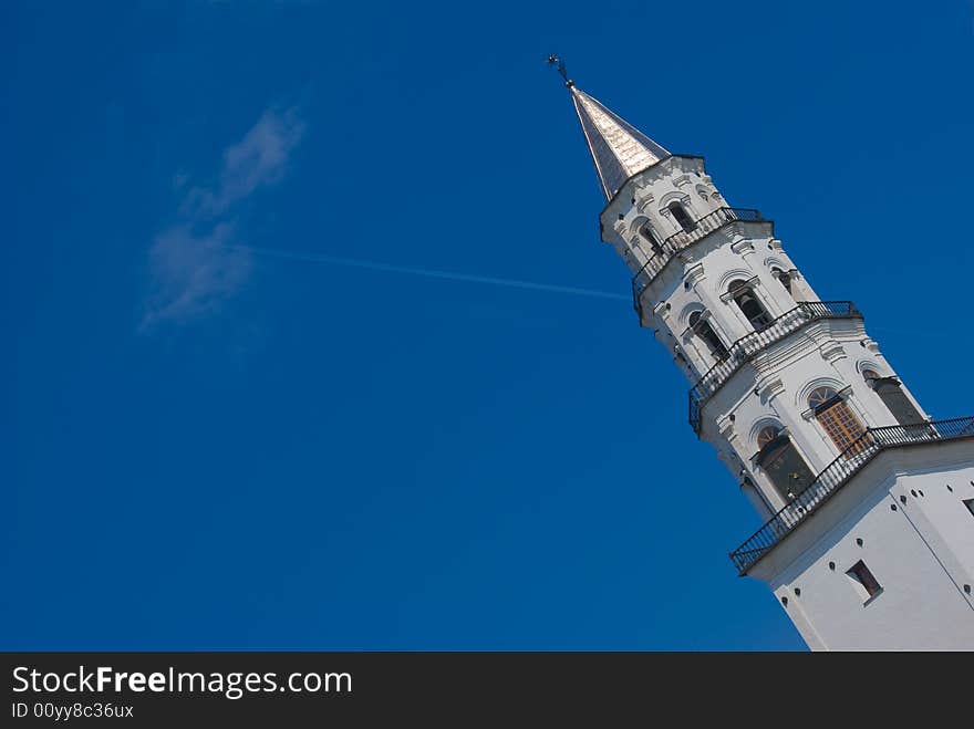 Falling Tower in Nevyansk, Russia