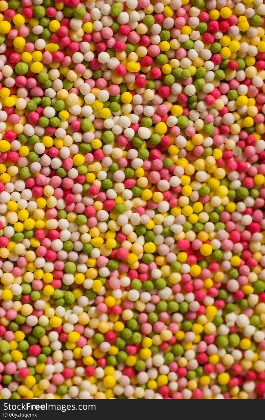 Macro image of cake sprinkles,(hundreds and thousands). Macro image of cake sprinkles,(hundreds and thousands)