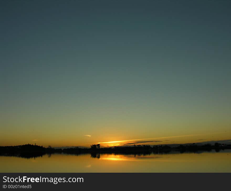 Sunset of Christchurch