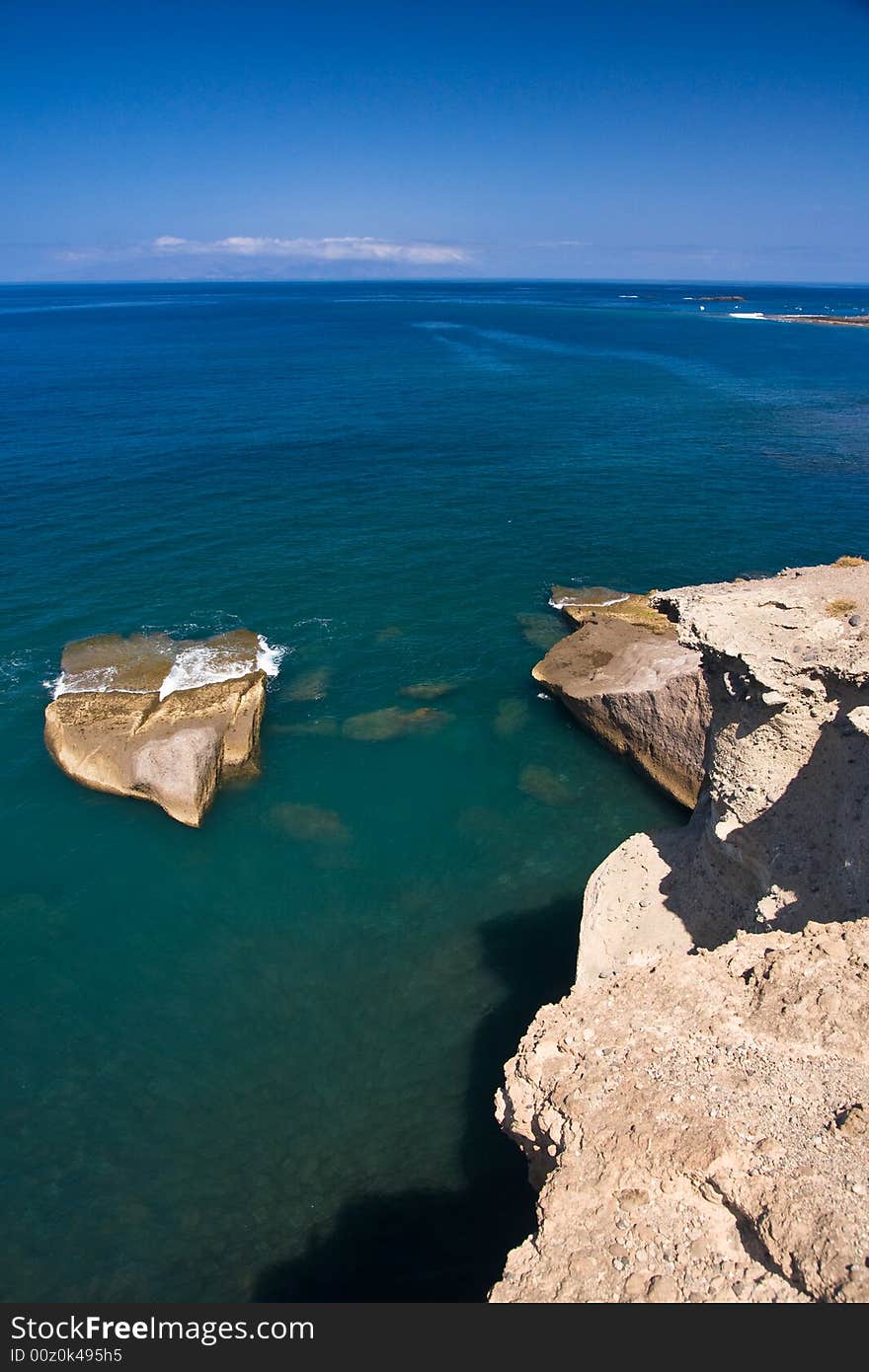 Rocky coast near La Caleta, Tenerife