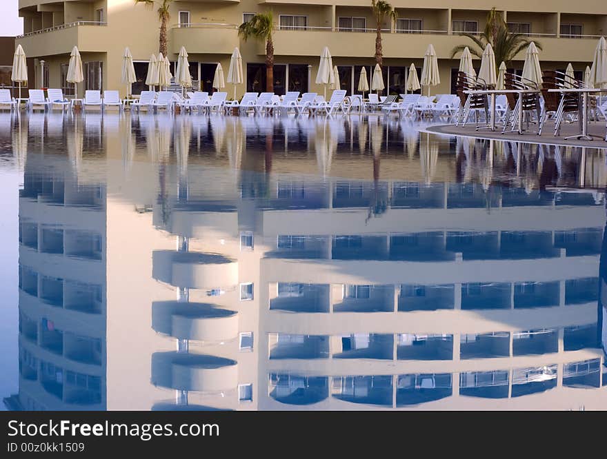 Reflections in the pool