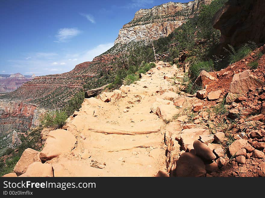 Scenery from Grand Canyon in Arizona