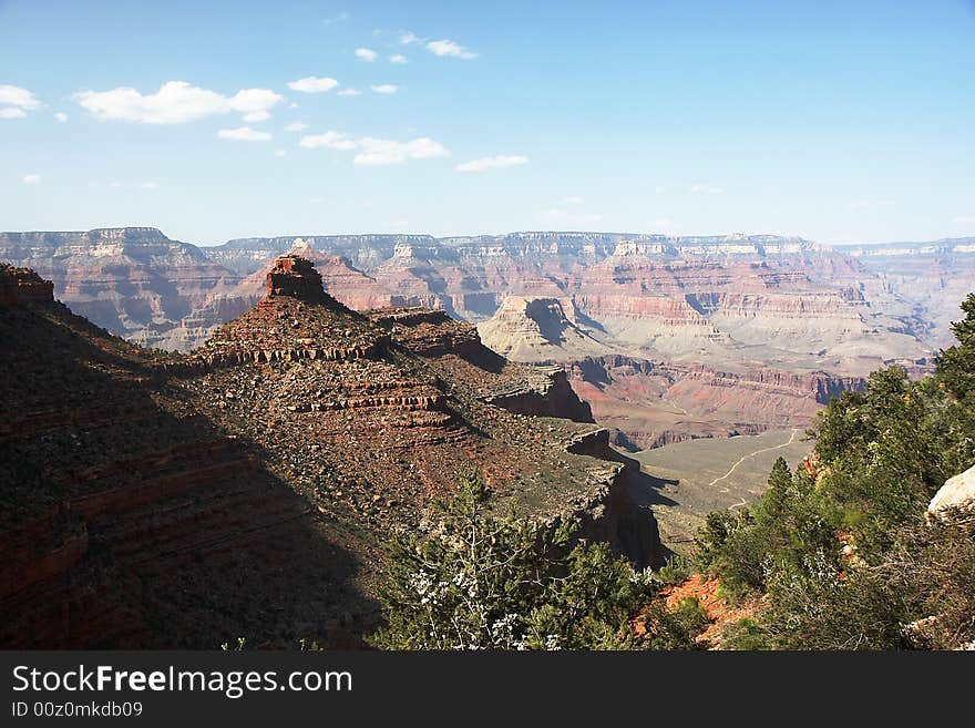 Scenery from Grand Canyon in Arizona