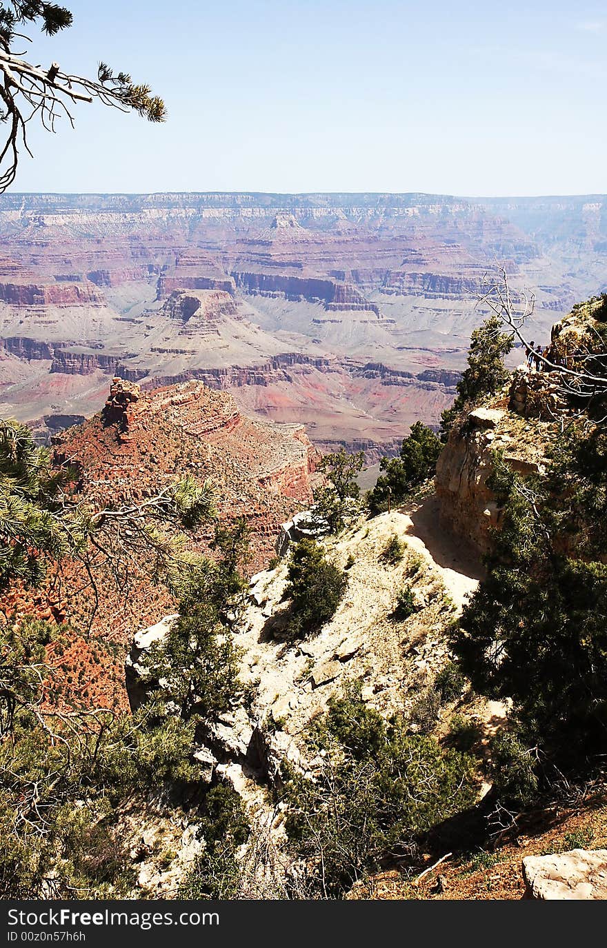 Scenery from Grand Canyon in Arizona