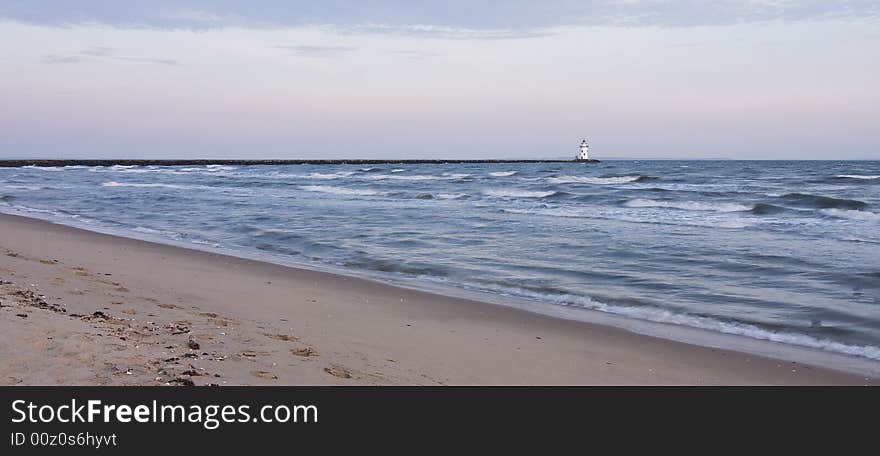 This is a picture of a Lighthouse in Connecticut.