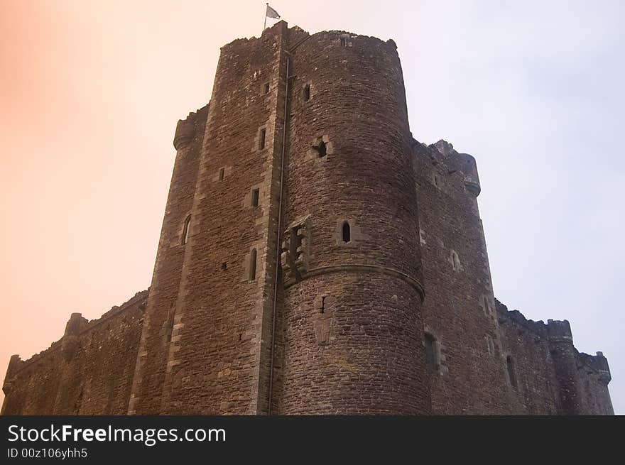 Castle tower and walls