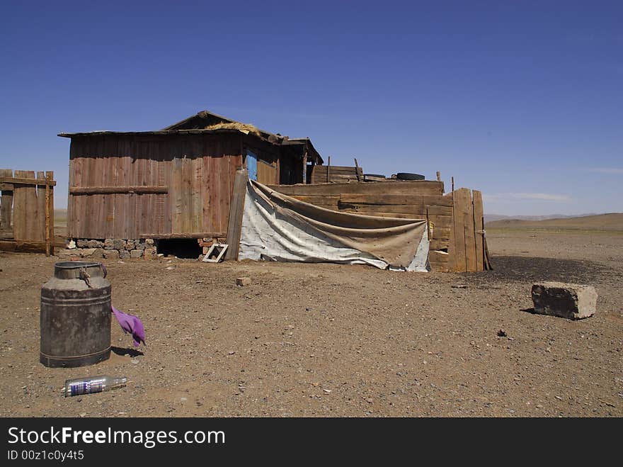 Remote Dwelling Place In Mongolia