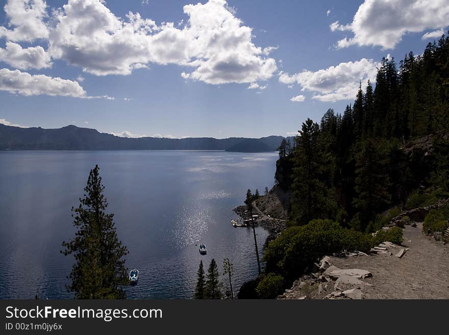 Photo of Crater Lake, Oregon st, USA