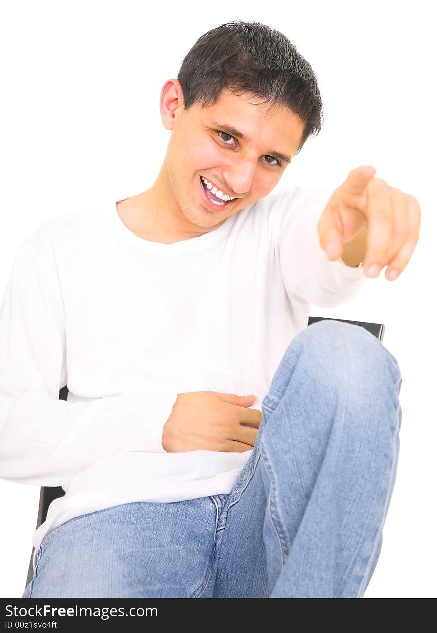 Teen Laughing