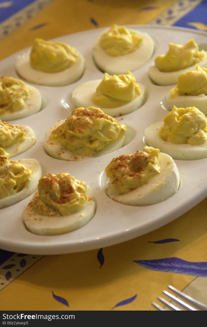 Deviled eggs for the holidays.