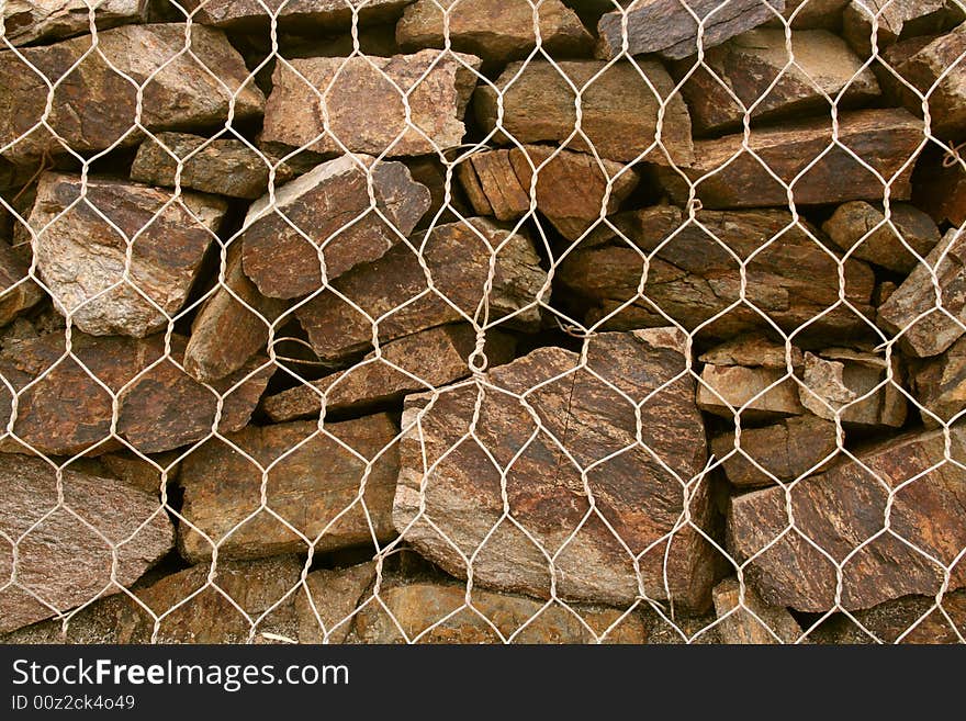 Texture or background of a stone wall