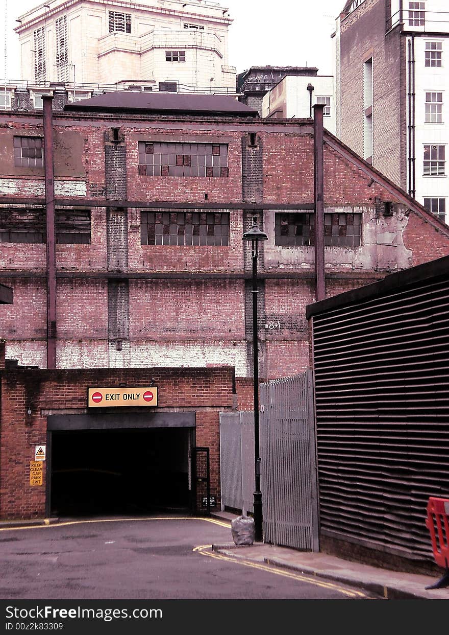 Old building in a small street soho