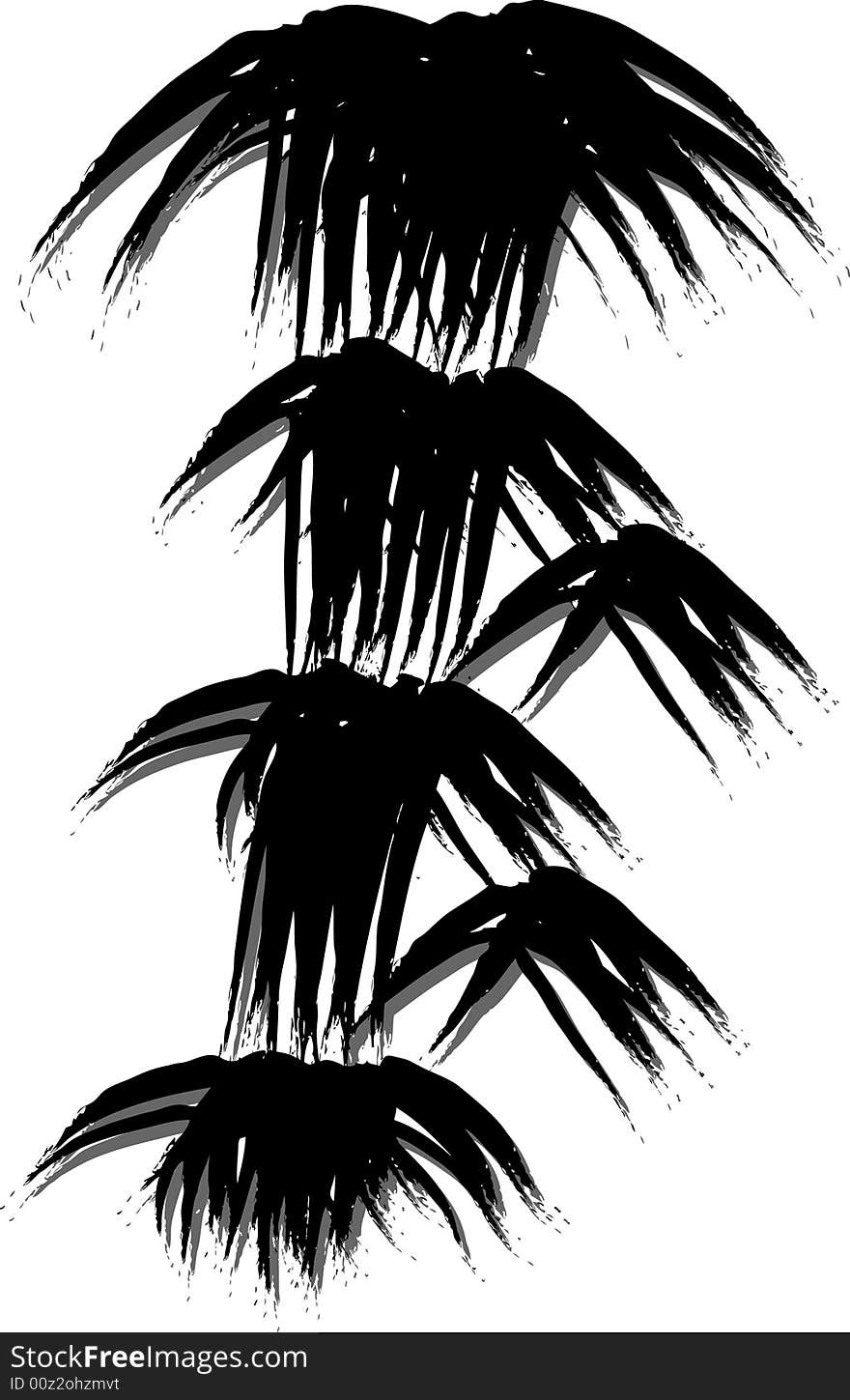 Illustration of a bamboo tree. Illustration of a bamboo tree