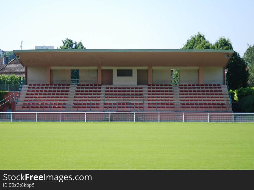 Ground of soccer, football