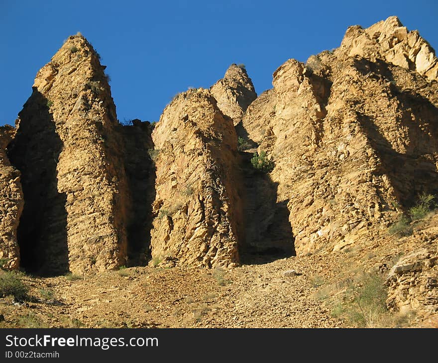 Rocks in Khosrov park,Armenia