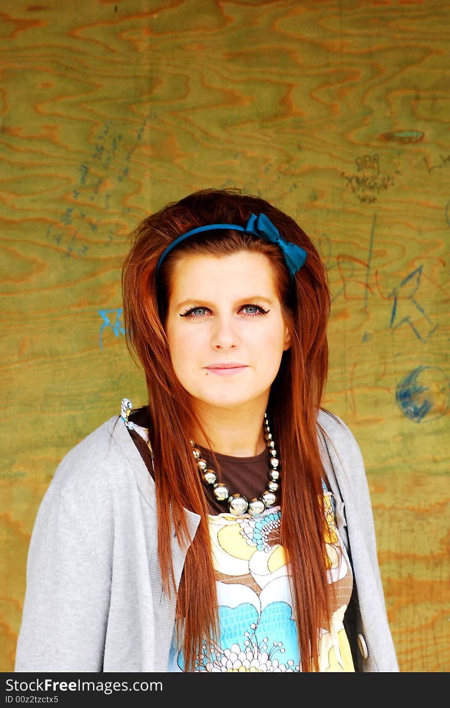 Shot of a teenage girl looking at camera