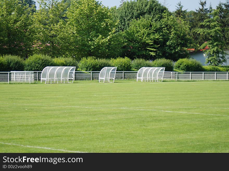 Ground of soccer