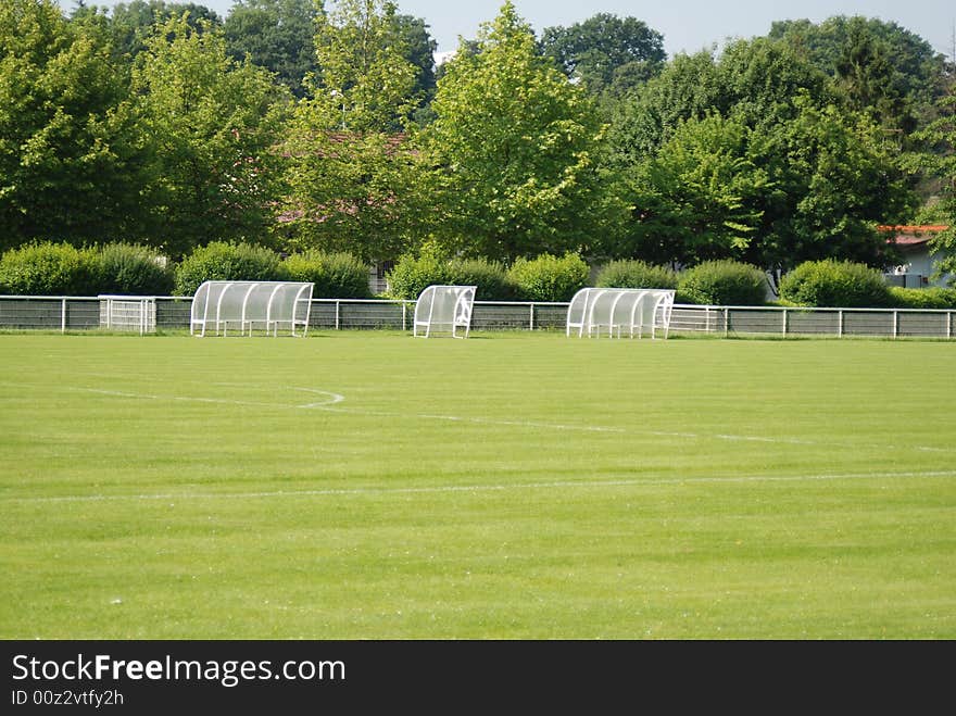 Ground of soccer