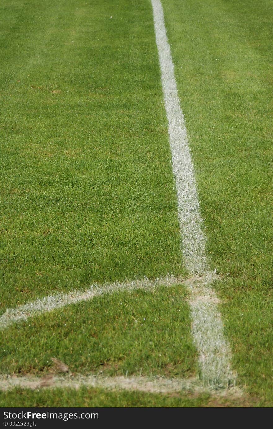 Ground of soccer , corner, lign, point, france, europe