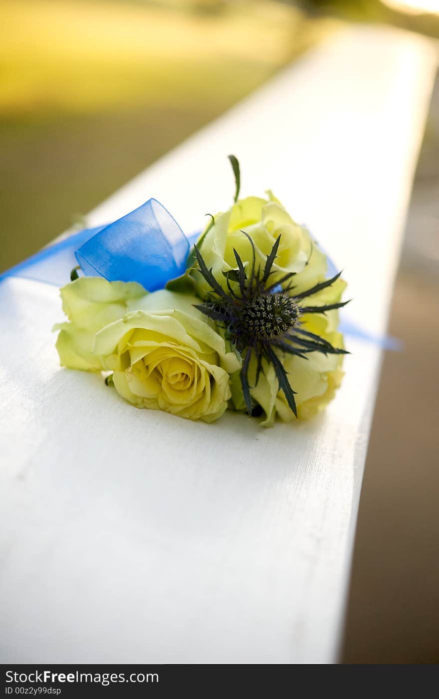 Delicate bridal bouquet